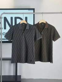 Picture of Fendi Polo Shirts Short _SKUFendiM-2XL8qx15128208